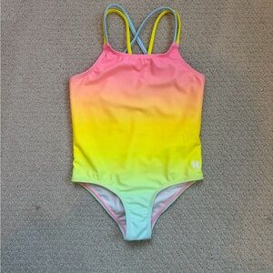Hurley Kids Neon Swimsuit - Pink, Yellow, Green